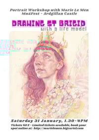 Drawing St Brigid ticket