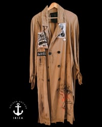 Image 2 of Dear world  ¥ unisex ¥ upCyclinG viLLaGe punK¥IbiZa ¥TrenChcoaT¥ festival