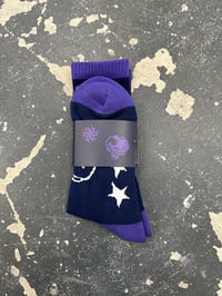 Image 3 of LOGO SOCKS BLUE