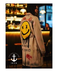 Image 1 of Emoji  ¥ unisex ¥ upCyclinG viLLaGe punK¥IbiZa ¥TrenChcoaT¥ festival