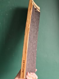 Image 4 of Peacock butterfly & Scottish thistle, Scottish Stave Art.