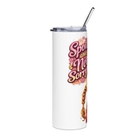 Image 2 of 20oz Stainless Steel Tumbler – “Spoiled and Not Sorry” Pink Cowgirl Design