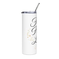 Image 2 of Faith Hope Love 20oz Stainless Steel Tumbler — Inspirational Insulated Travel Cup