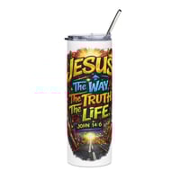 Image 1 of JESUS: The Way • The Truth • The Life 20oz Stainless Tumbler