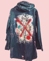 Image 3 of DENIM ¥ unisex ¥ upCyclinG viLLaGe punK¥IbiZa ¥jacket¥ festival