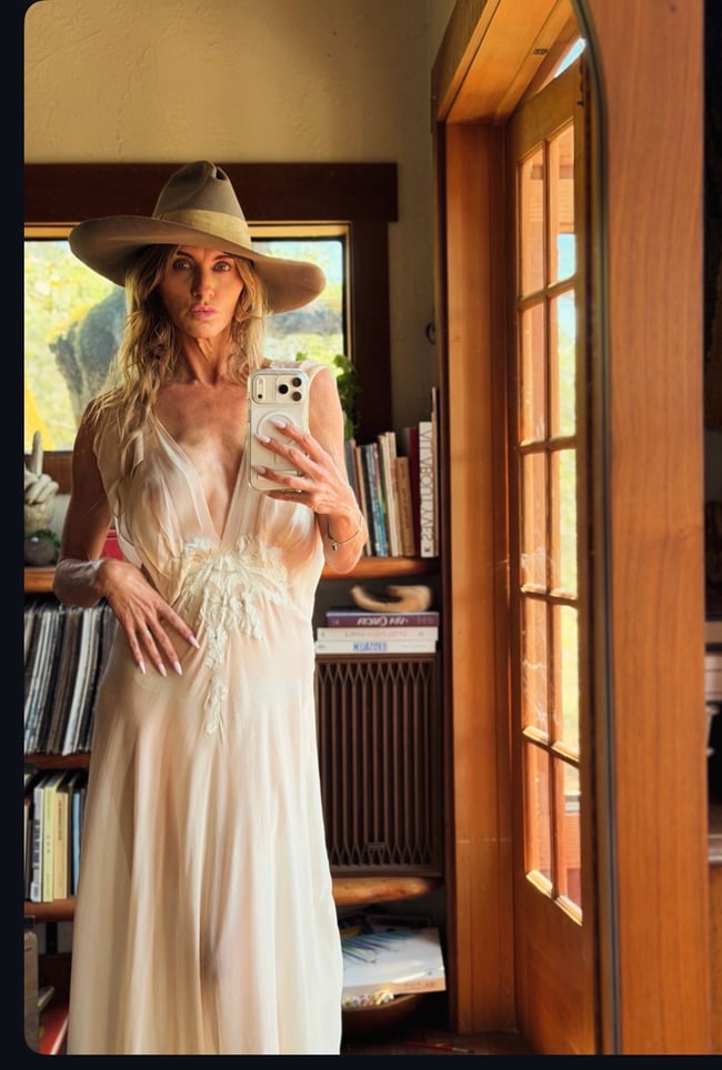 1930s silk and lace slip dress gown 