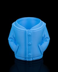 Image 5 of 3D Printed Varsity Jacket Can Holder – 3D Drink Cooler Gift