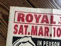 Image 3 of Dr Stromberg's Ghost Show Linocut Print (3 colors edition) FREE SHIPPING