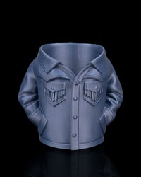 Image 5 of 3D Printed Suede Jacket Can Holder – 3D Drink Cooler Gift