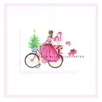Image 2 of HOLIDAY BIKE DELIVERY CHRISTMAS HOLIDAY CARD
