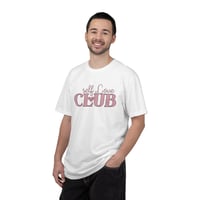 Image 4 of Self Love Club T-Shirt — Retro Pink Typography Tee for Women & Allies