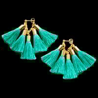 Image 1 of TASSLE TASSLE Earring - Various Colours. Normal Price 775.- NOW