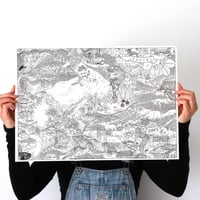 Image 1 of Illustrated Map of Zagori