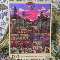 Image 1 of The Great Wizard City - limited edition 1000 piece fine art puzzle 