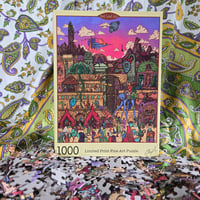 Image 4 of The Great Wizard City - limited edition 1000 piece fine art puzzle 