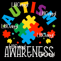 Image 1 of Autism Awareness DTF PNG Download