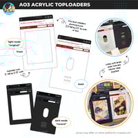 Image 2 of AO3 | Archive of Our Own (Obsession) ✦ Acrylic Toploader, Sticker Sheets