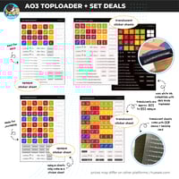 Image 3 of AO3 | Archive of Our Own (Obsession) ✦ Acrylic Toploader, Sticker Sheets