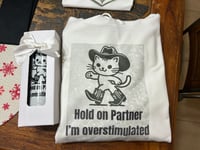 Image 3 of "Hold on Partner, I'm Overstimulated"