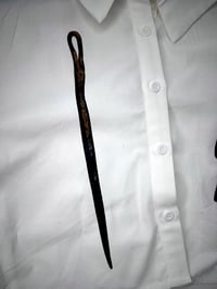 Image 4 of Medieval Cropped White Button Down- Medium 3