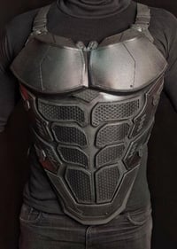 Image 2 of Black Superhero Chest Armor for Cosplay – Tactical Costume Armor