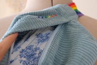 Image 3 of Banane velours côtelé rainbow - Indigo