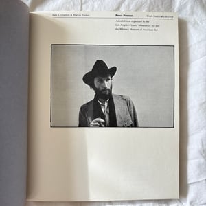 Image of Bruce Nauman: Work from 1965 to 1972