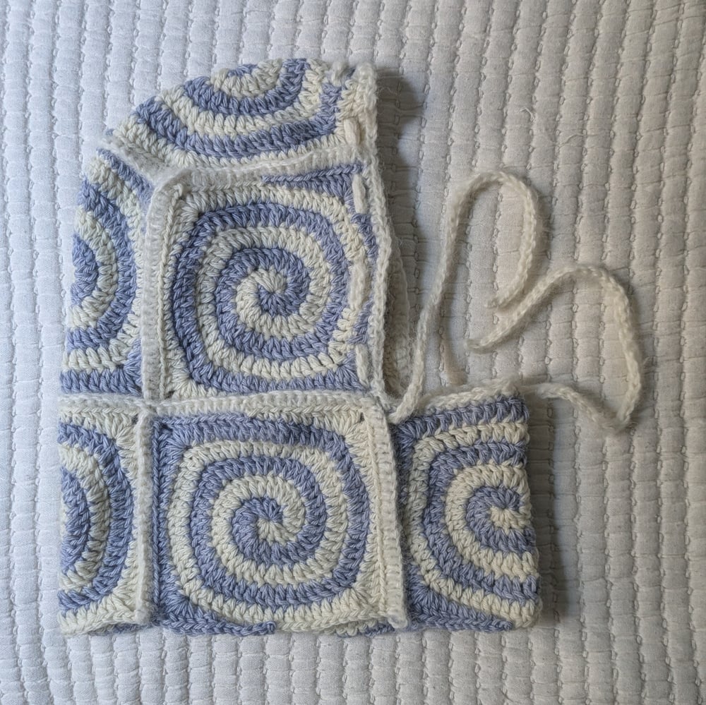 Image of Spiral Granny Square Balaclava (MADE TO ORDER)
