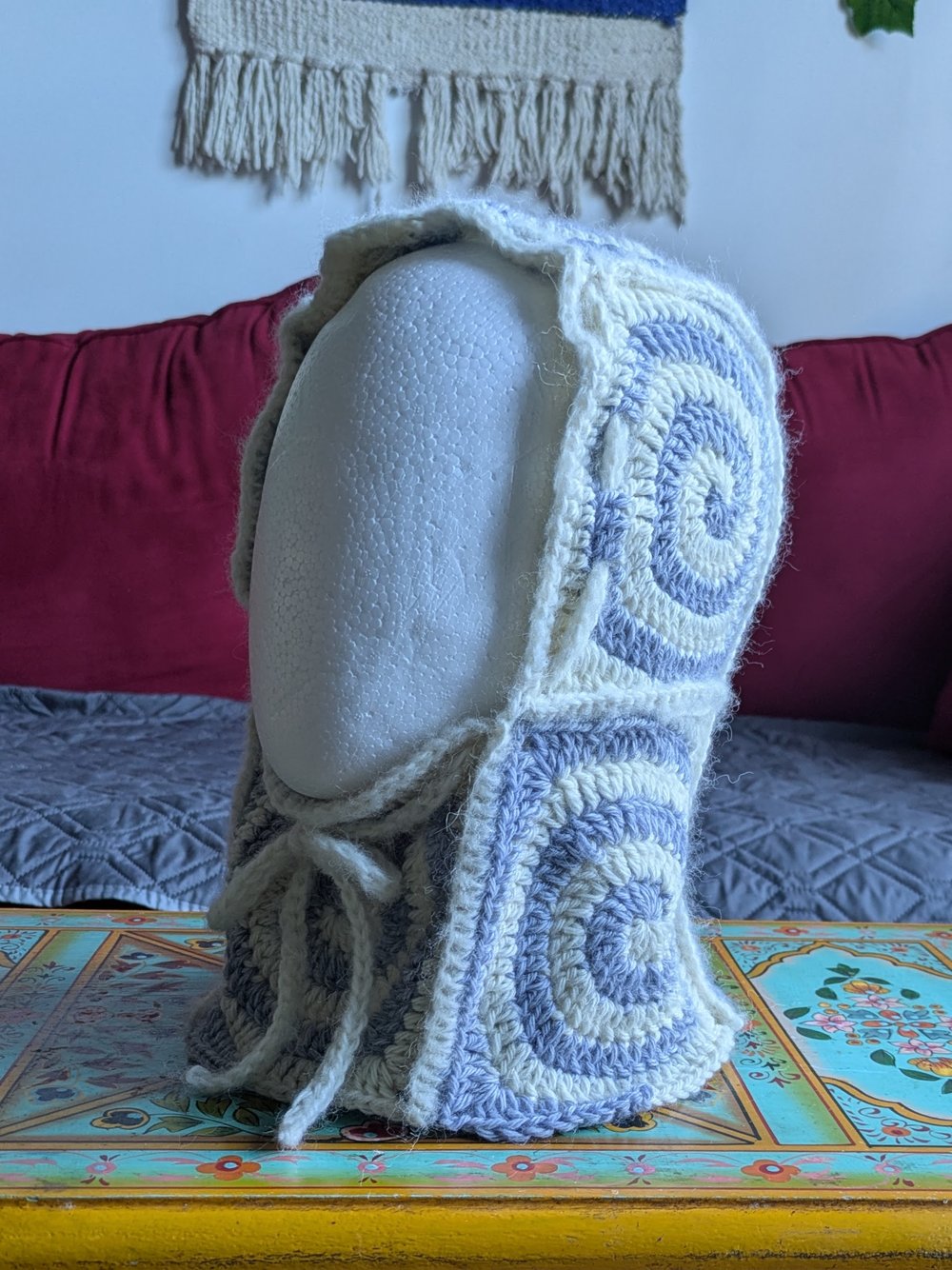 Image of Spiral Granny Square Balaclava (MADE TO ORDER)