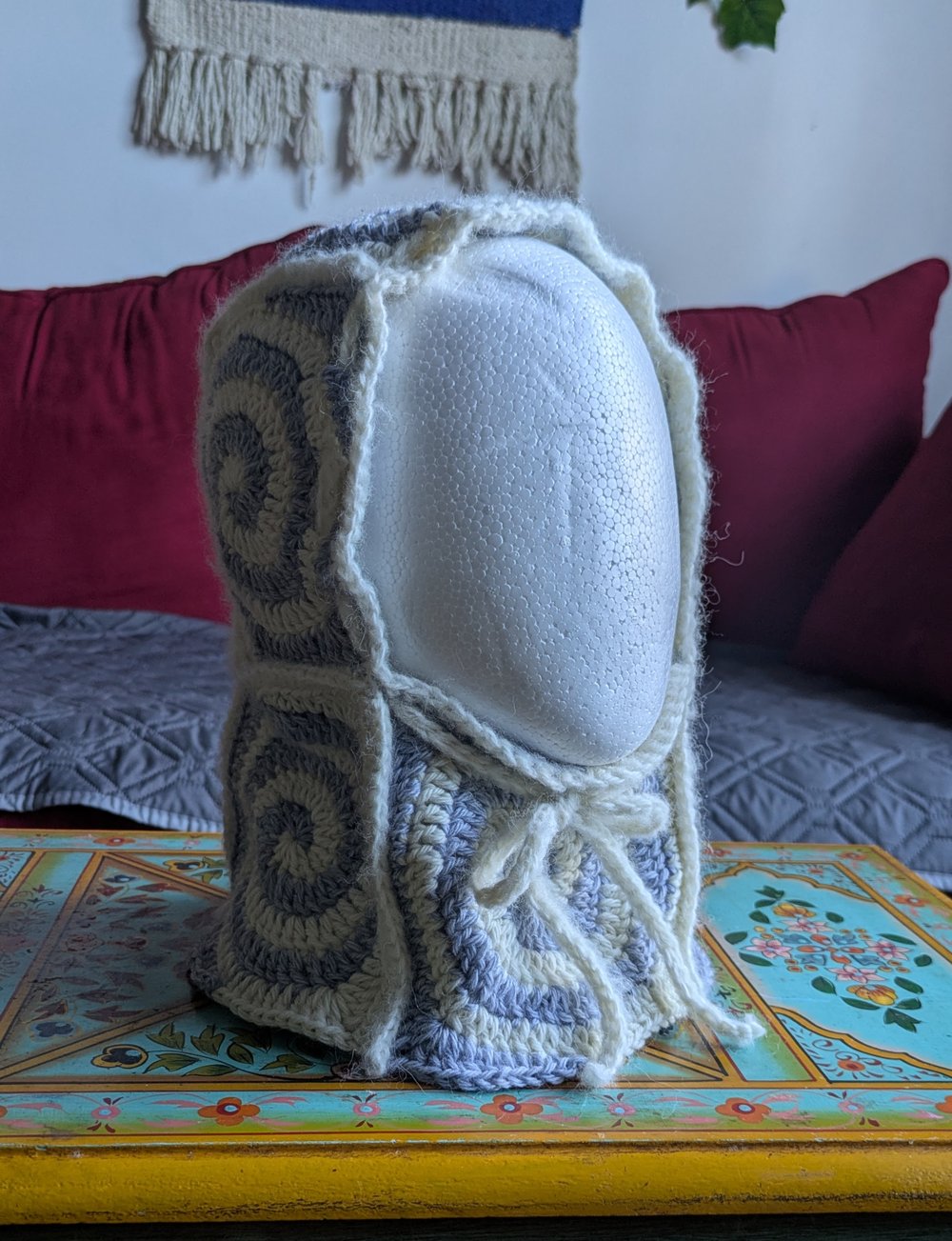 Image of Spiral Granny Square Balaclava (MADE TO ORDER)