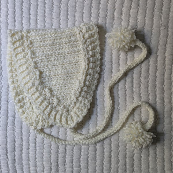 Image of Robin Ear Muffler with Pom Poms (MADE TO ORDER)