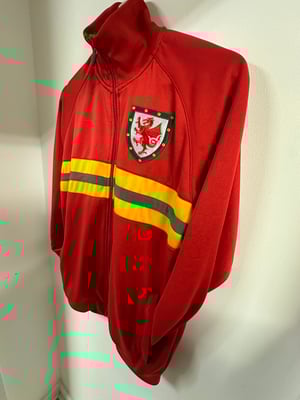 Image of SO58 x CYMRU Vintage Track Top in Red 