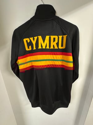 Image of SO58 X CYMRU Vintage Track Top in Black 