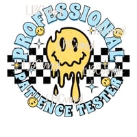 Image 1 of Professional P Tester DTF PNG Download