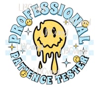 Image 2 of Professional P Tester DTF PNG Download