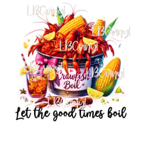 Crawfish Boil DTF PNG Download