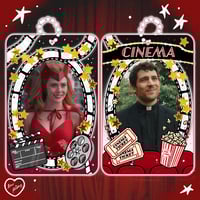 Image 3 of i'll see you at the movies Double Sided Acrylic Photocard Holder