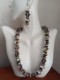 Image 7 of SWAROVSKI VITRAIL BICONE BEADS WITH PRECIOSA RONDELLES