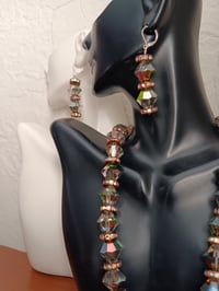 Image 8 of SWAROVSKI VITRAIL BICONE BEADS WITH PRECIOSA RONDELLES
