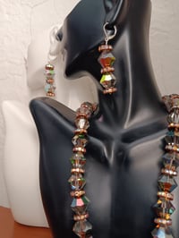 Image 6 of SWAROVSKI VITRAIL BICONE BEADS WITH PRECIOSA RONDELLES
