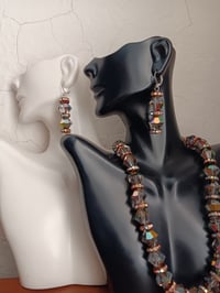 Image 5 of SWAROVSKI VITRAIL BICONE BEADS WITH PRECIOSA RONDELLES