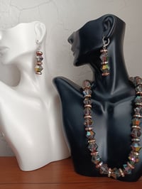 Image 3 of SWAROVSKI VITRAIL BICONE BEADS WITH PRECIOSA RONDELLES