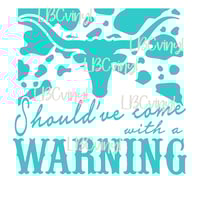 Image 1 of BUNDLE Come with a Warning DTF PNG Download