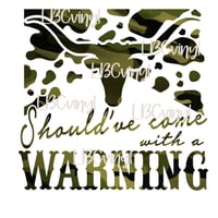 Image 2 of BUNDLE Come with a Warning DTF PNG Download