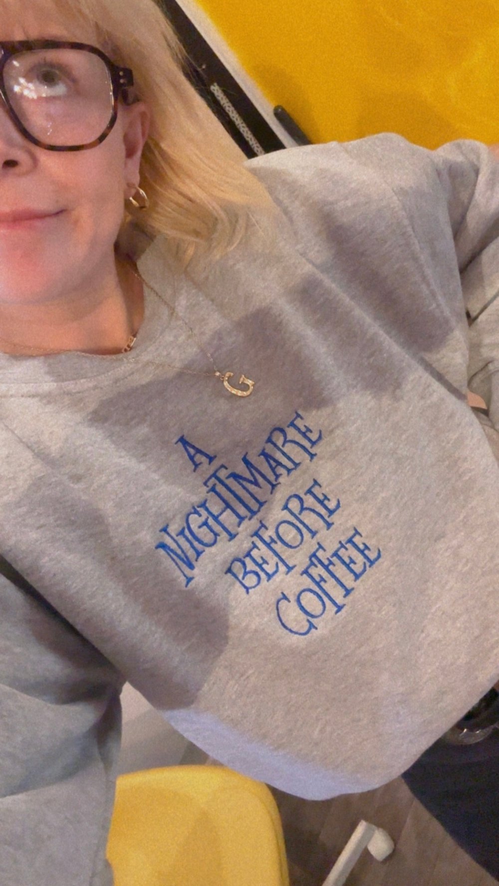 Image of A nightmare before coffee sweater