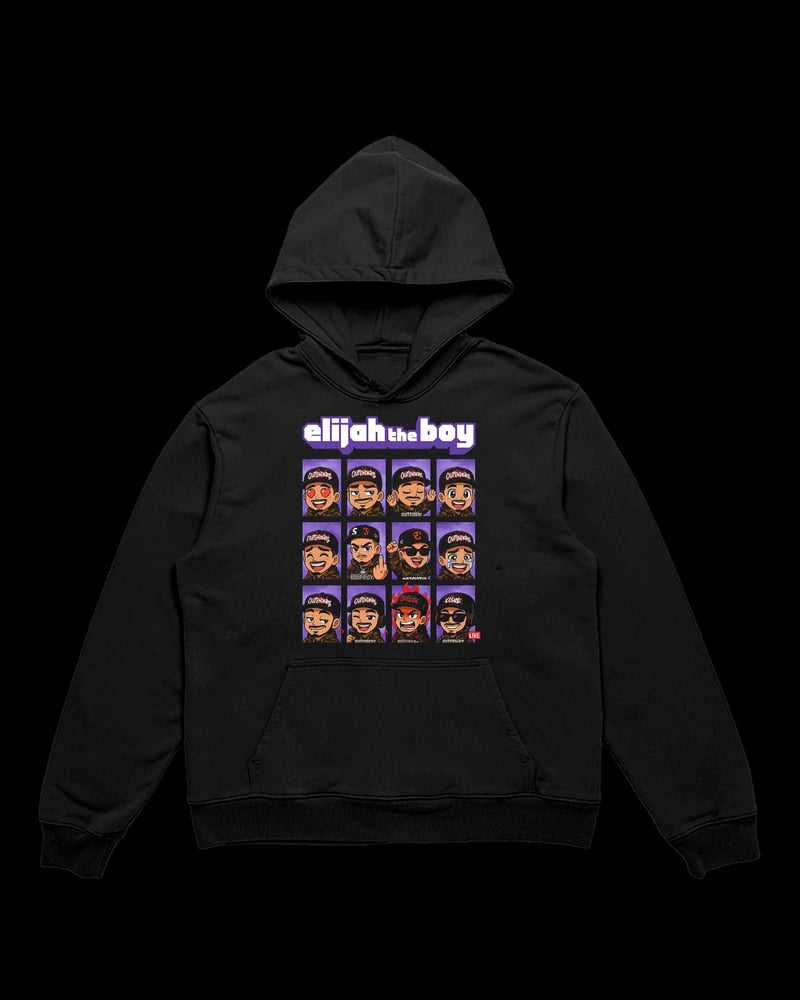 Image of Twitch Emote Hoodie (Black)