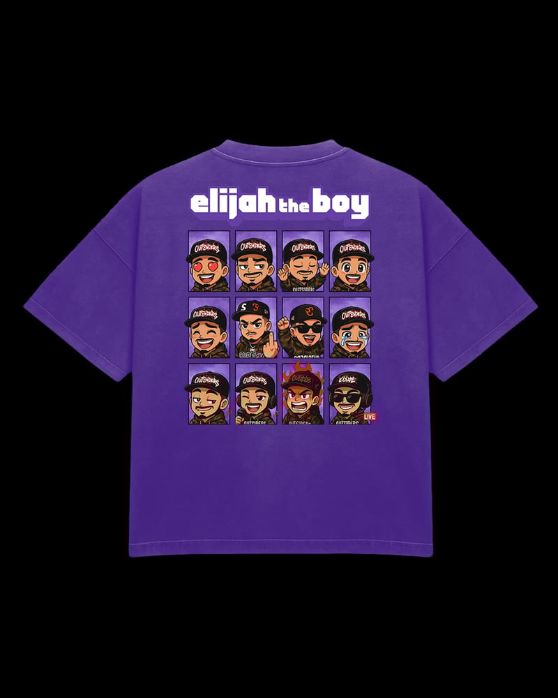 Image of Twitch Emote Tee (Purple)