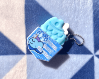 Image 1 of Chilled Ice Kirby Taiyaki Keychain