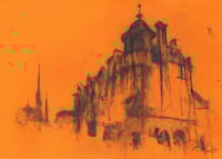 Image 2 of Caledonian Mansions, Great Western Road - Charcoal on Paper 