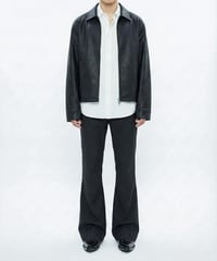 Image 4 of PINSTRIPE FLARE LEG TROUSERS (PRESALE)